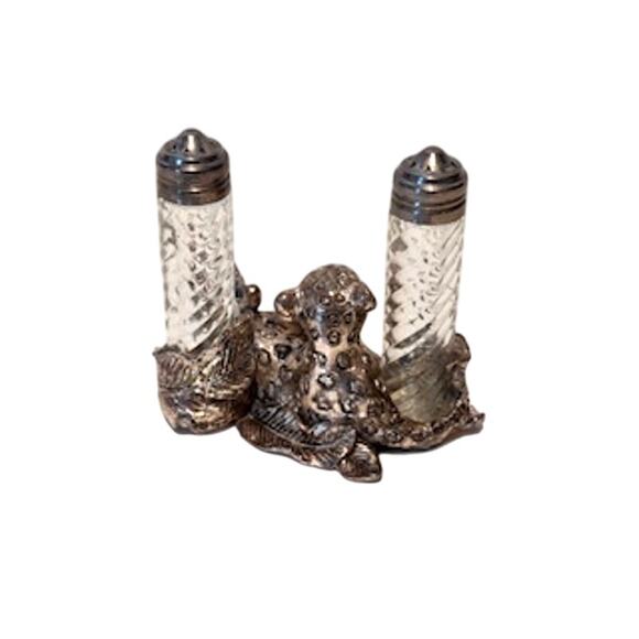 Vintage Arthur Court Cast Silver Plated jaguar/Leopard Salt & Pepper Set - Picture 3 of 11